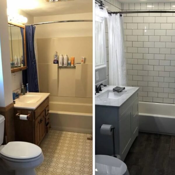 bathroom makeover