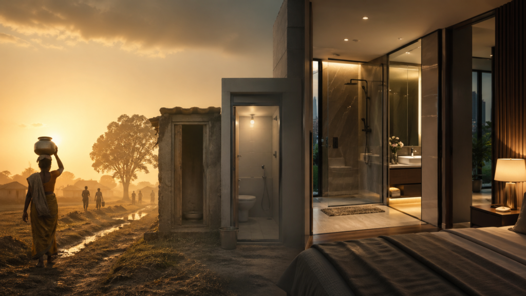 BATHROOM EVOLUTION IN INDIA