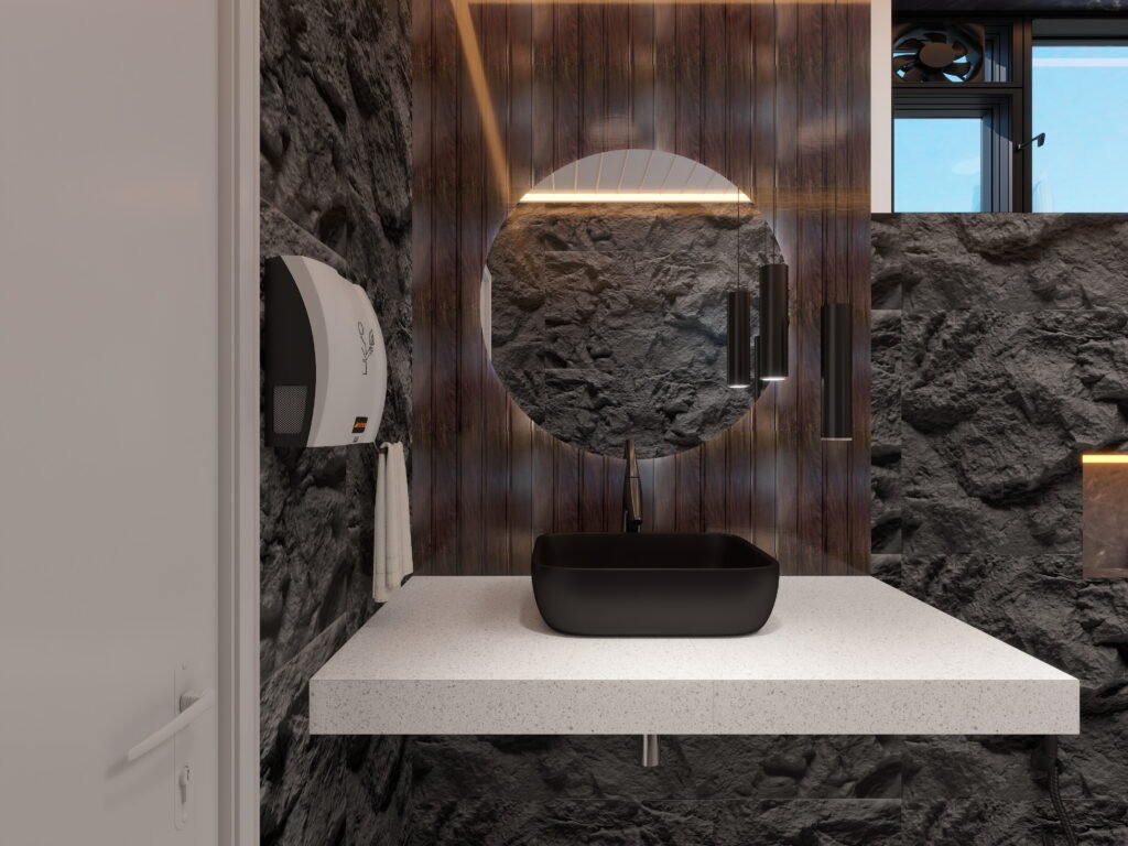 Salon Washroom Renovation in Jubilee Hills