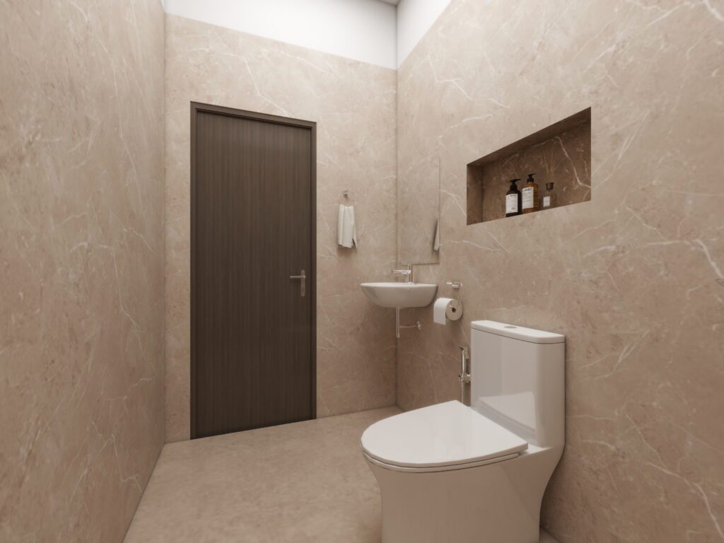 Contemporary Bathroom Design in Bachupally