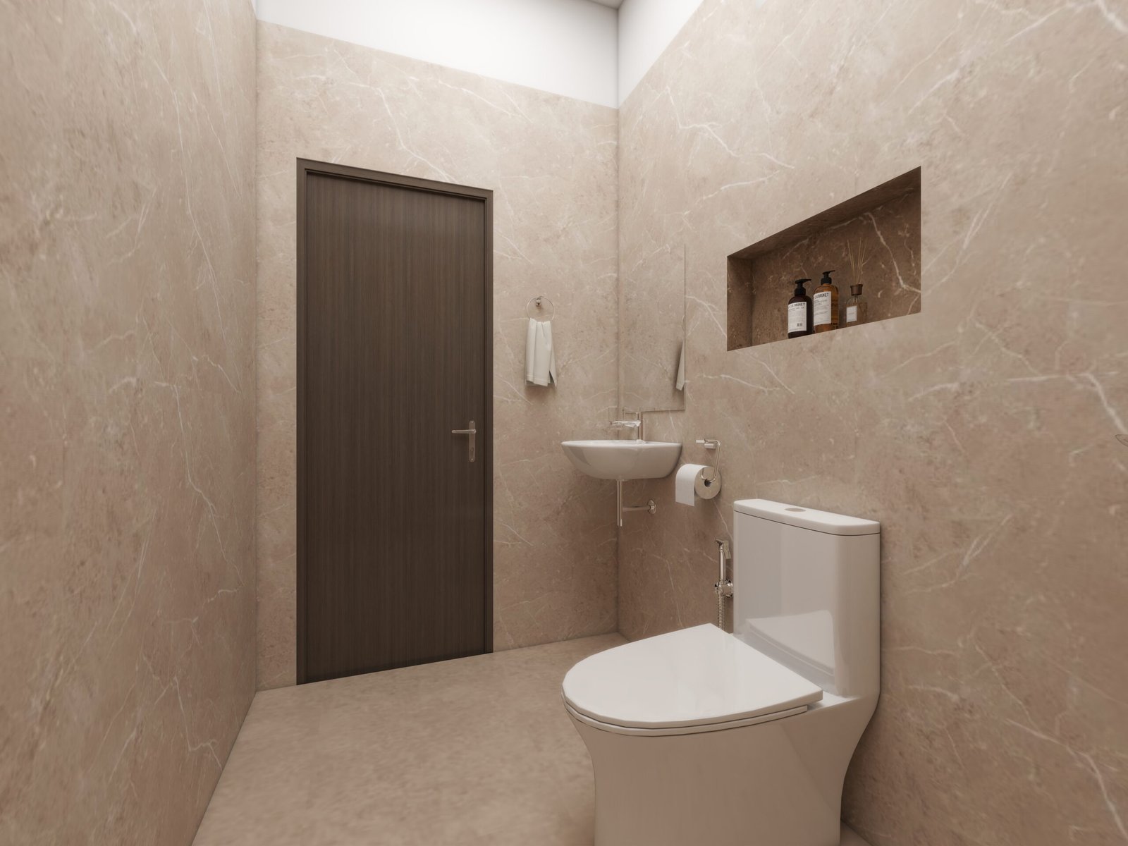 Contemporary Bathroom Design in Bachupally