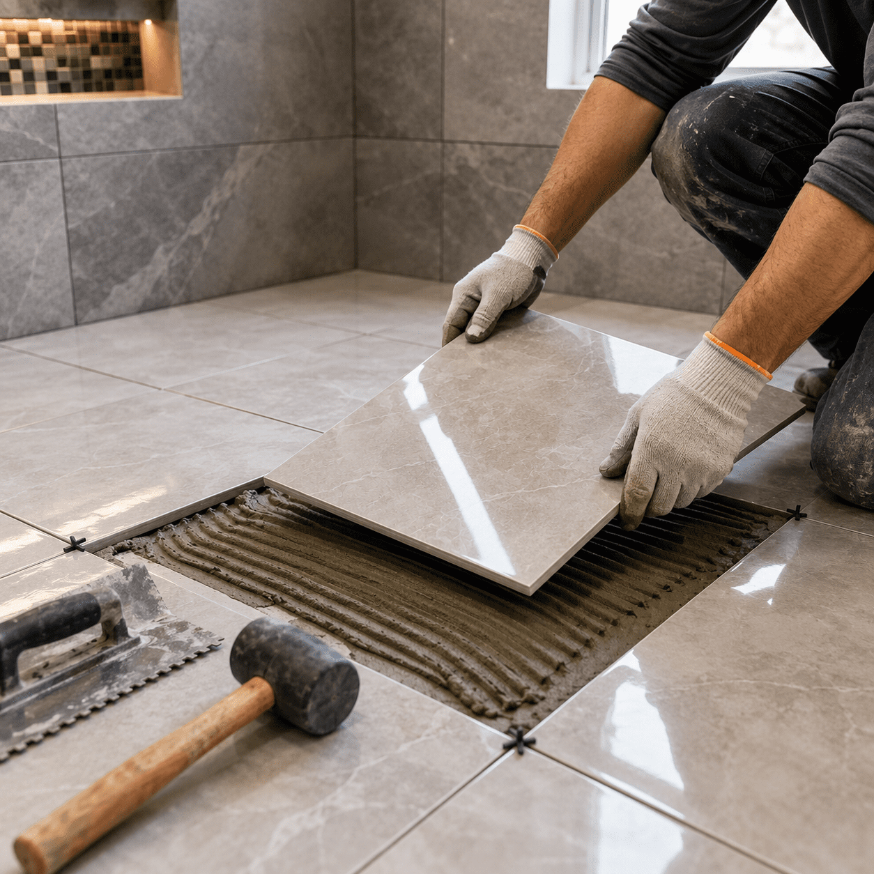 Tile laying Services