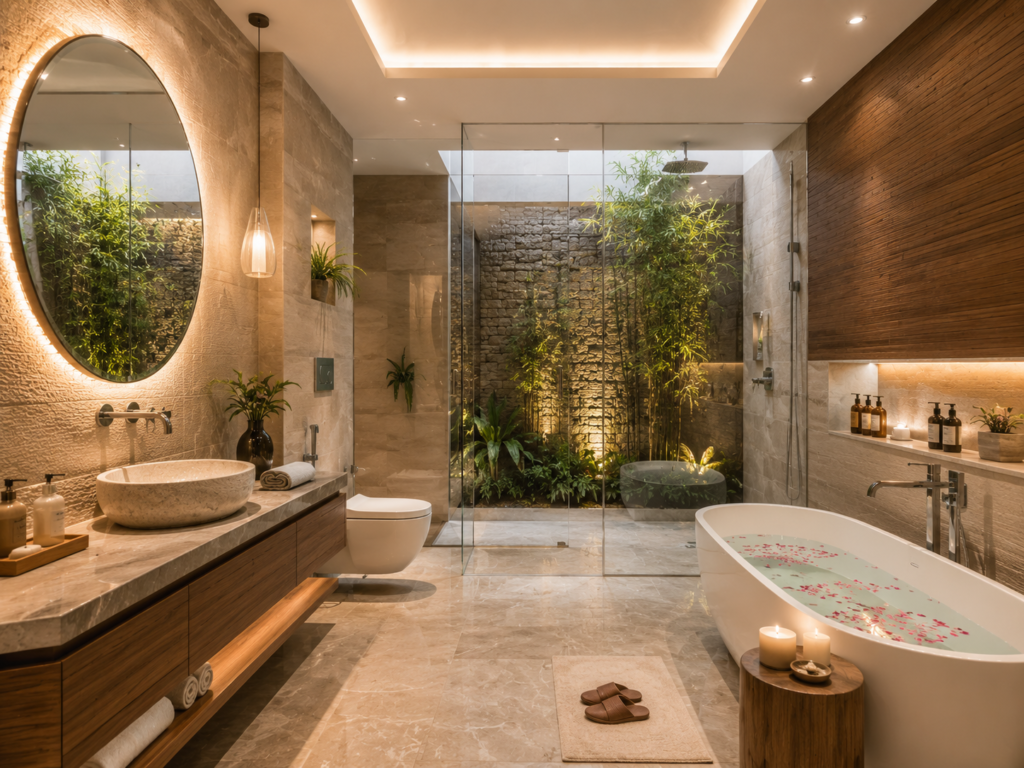 Spa Style is Bathroom Renovation Trend