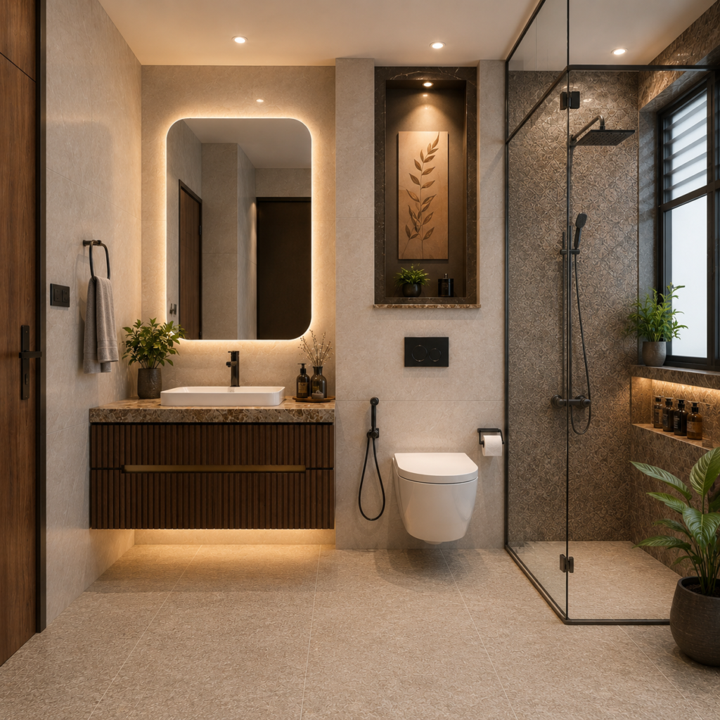 bathroom remodel ideas anti skid flooring