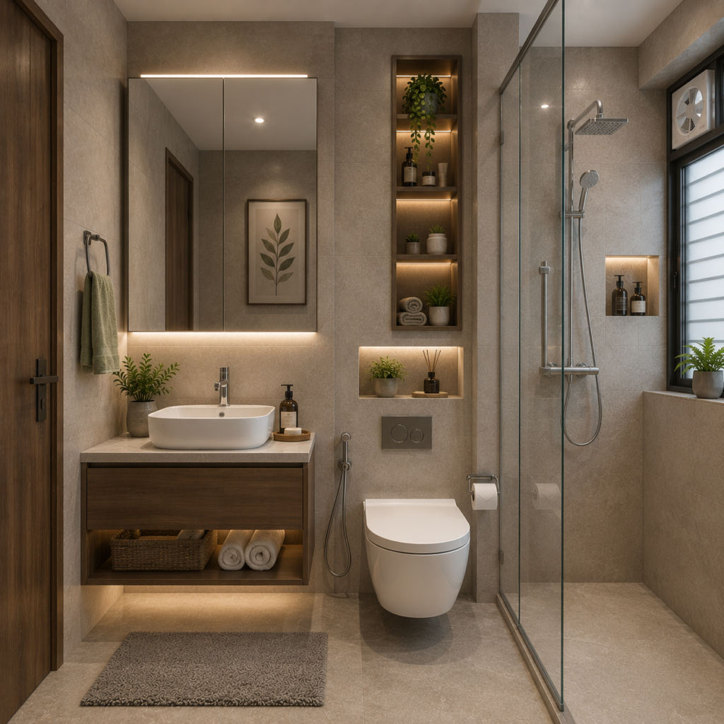 bathroom remodel ideas smart storage