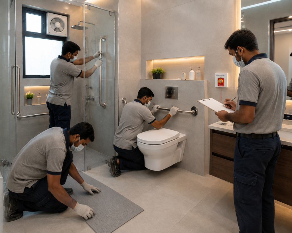 Senior Citizen Bathroom Renovation in Hyderabad