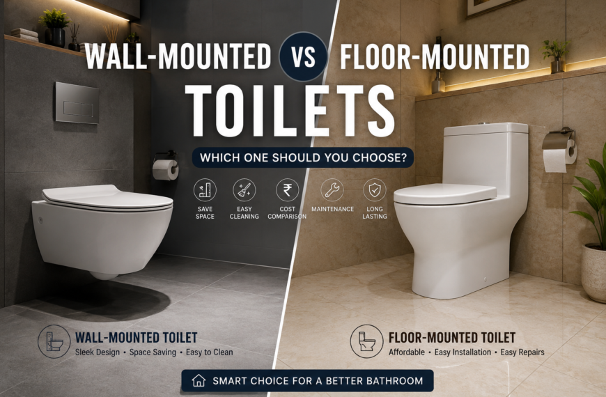 Wall-Mounted vs Floor-Mounted Toilets